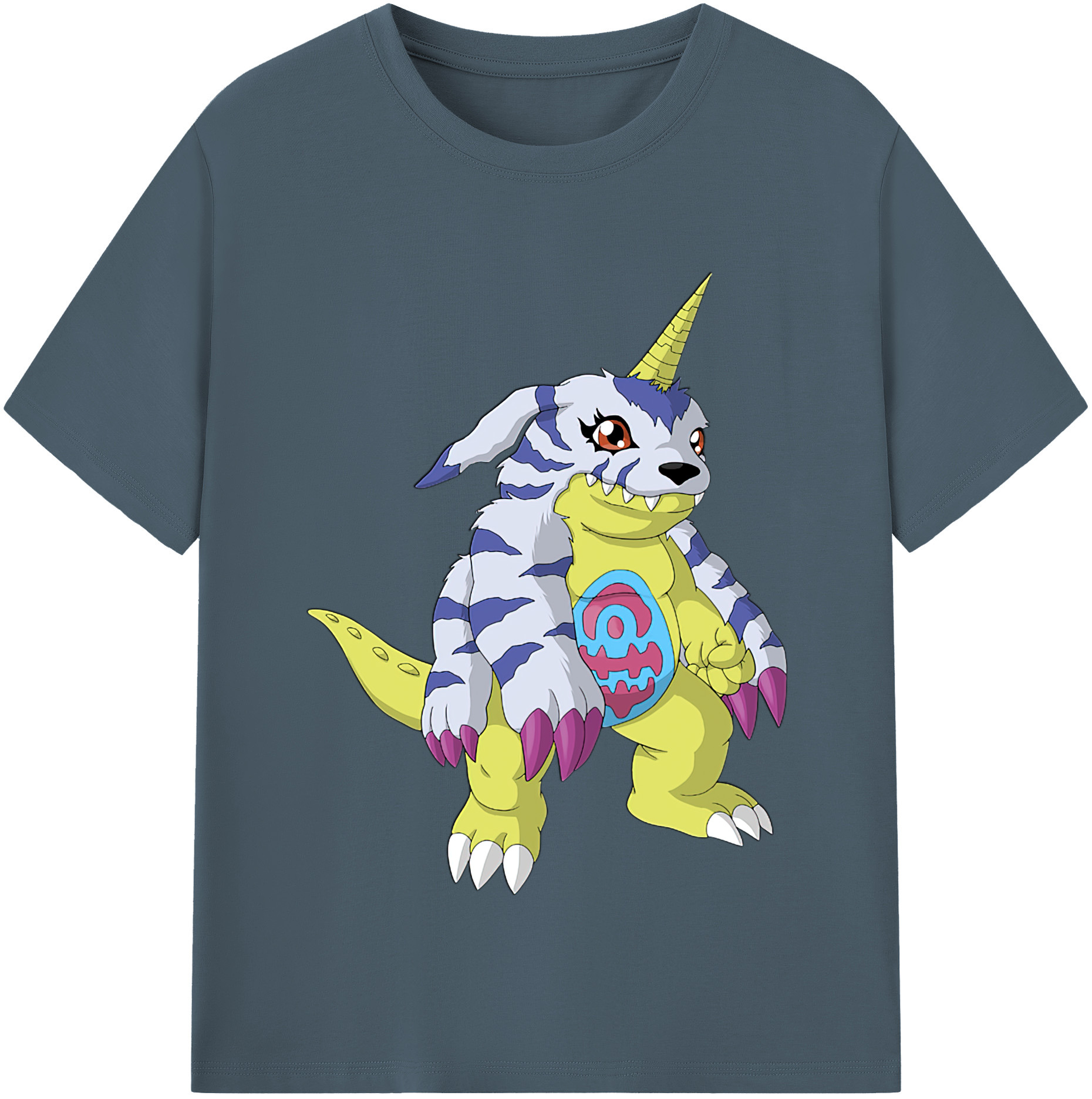 （画像用） Digimon デジタルモンスター/デジモン 綿100％半袖Tシャツ（フロントプリント）